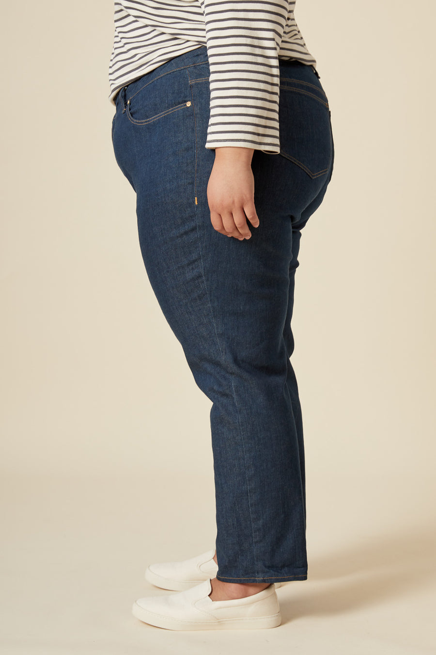 Buy Comfortable High Waist Flannel Denim Blue Pants for Women online in  India – Cupid Clothings