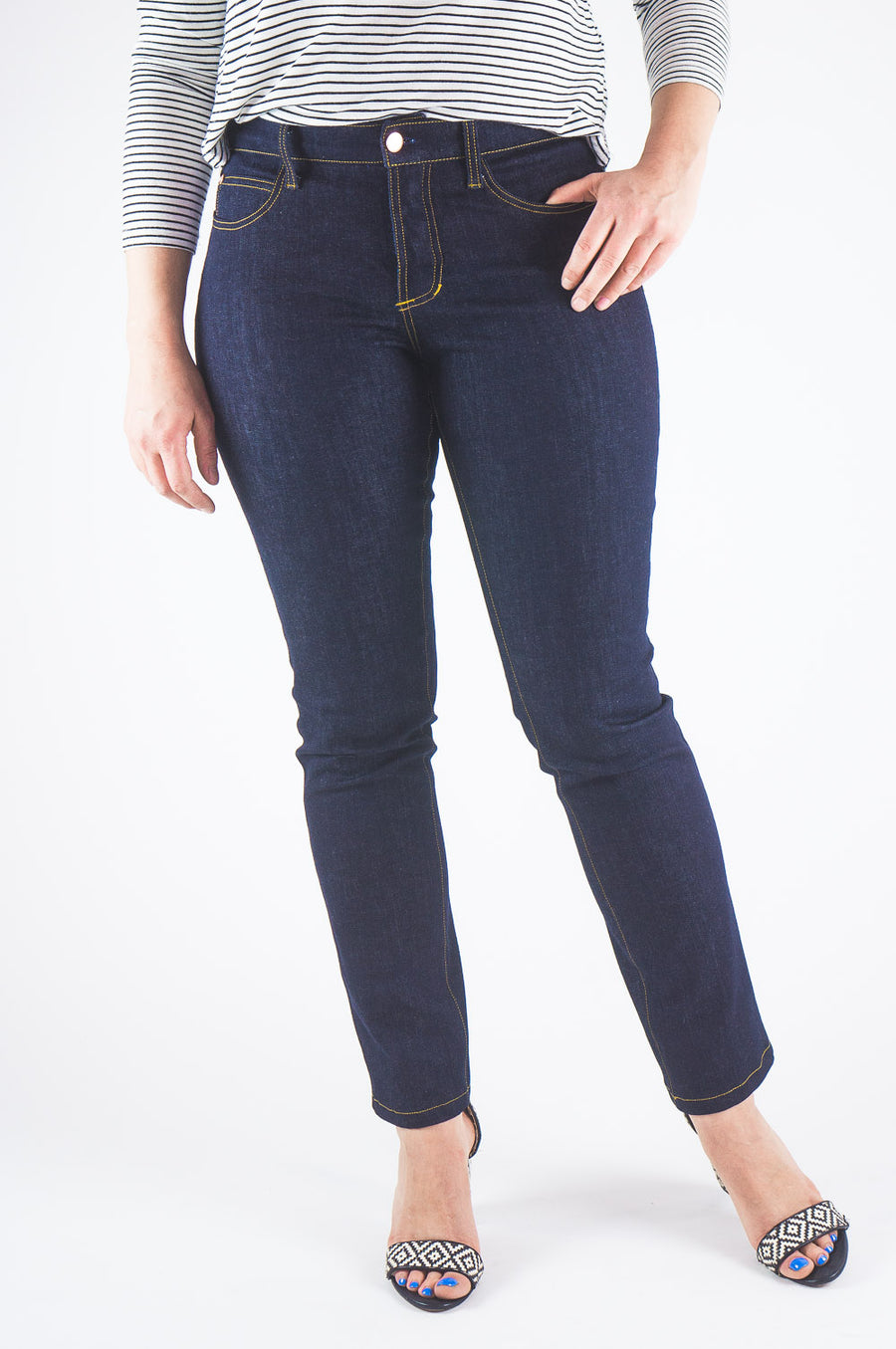 Closet Core Ginger Skinny Jeans Pattern - The Confident Stitch