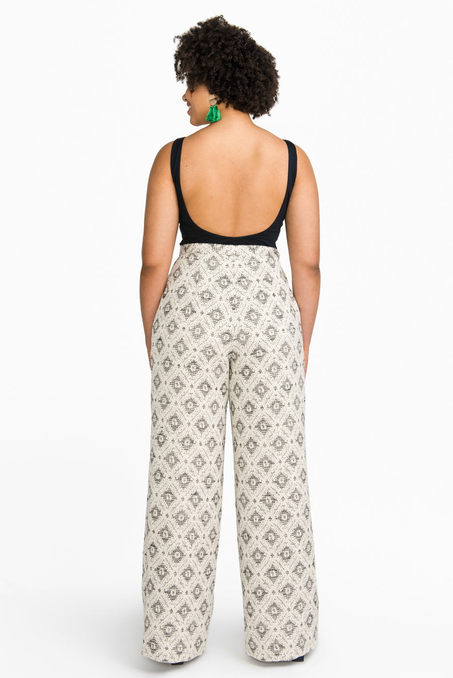 Jenny High-Waisted Wide legged Pants Pattern // Closet Core Patterns