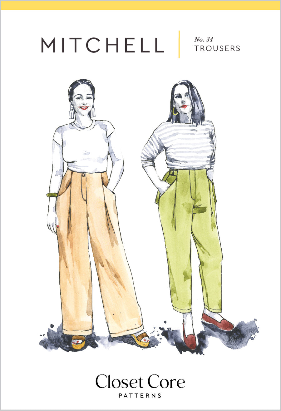 Mitchell Trousers Pattern | Pants Pattern | Sewing Pattern – Closet ...
