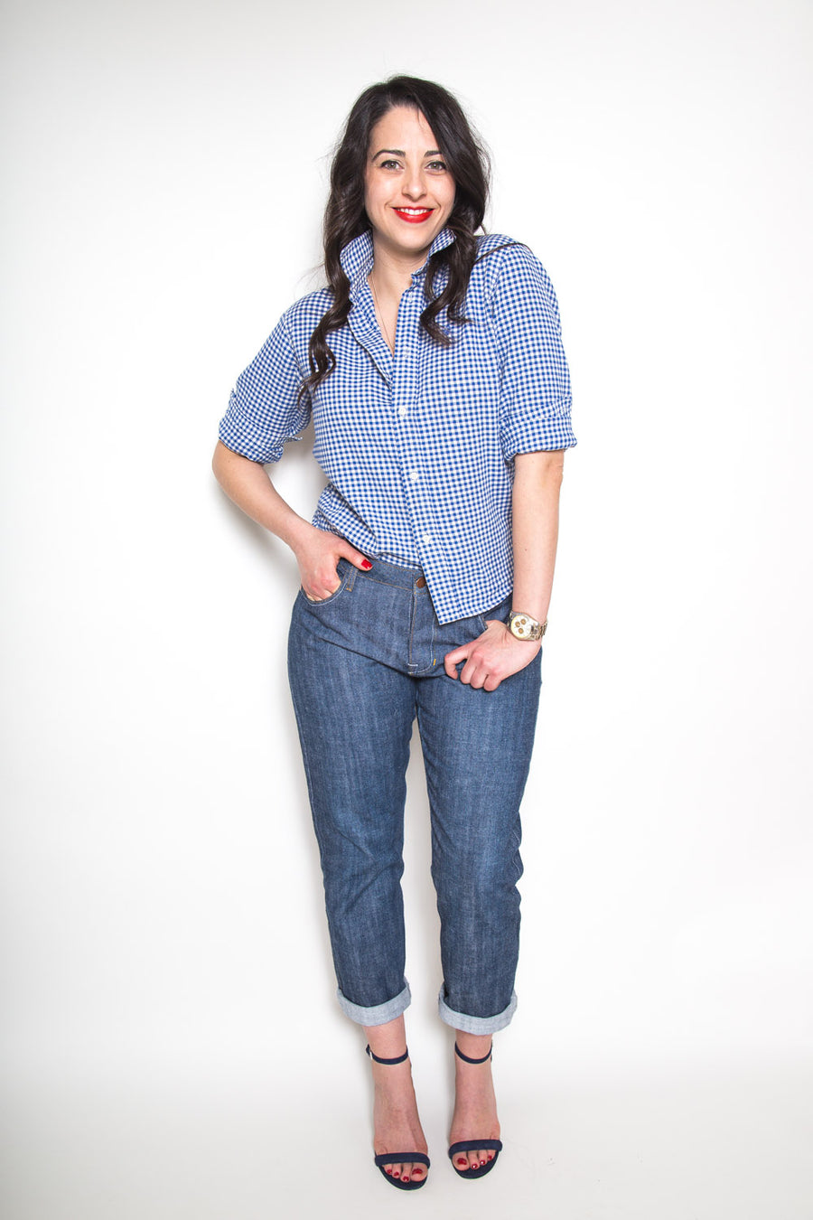 Morgan Boyfriend Jeans | Jeans sewing pattern // by Closet Core Patterns