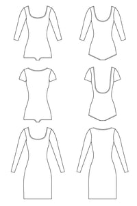 Sasha Trousers 2.0 : : Nettie Bodysuit : : A Closet Case Patterns