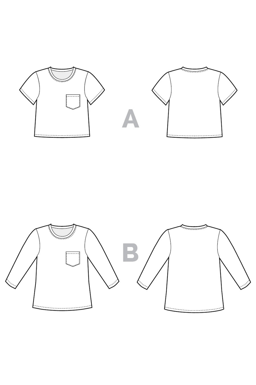 På jorden Luksus dug Core T-Shirt Pattern - Free Tshirt Pattern | Closet Core Patterns