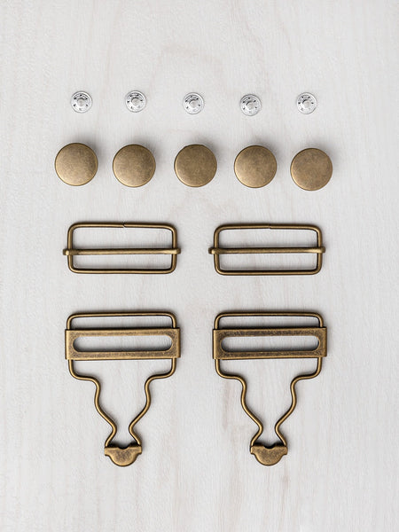 Hook And Eye Buttons, Made Of Brass, Nickel Color, More Sizes And