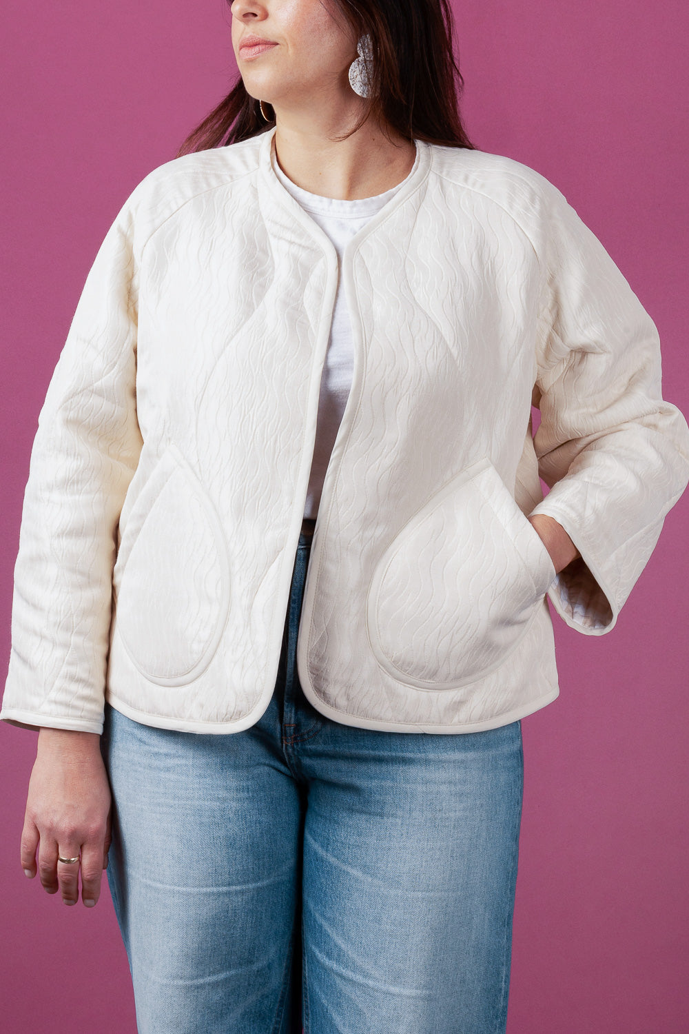 Parchment Quilted Jacket Pattern Closet Core Crew Closet Core Patterns