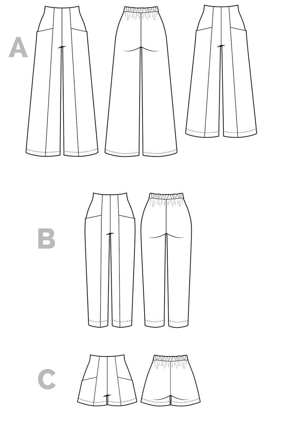 Pietra Shorts & Pants Pattern | Sewing Pattern – Closet Core Patterns