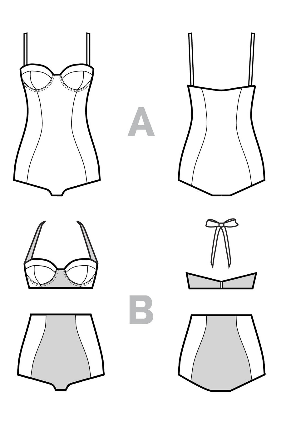Sophie Swimsuit Pattern | Bikini pattern and Maillot Swimsuit Pattern – Closet Core Patterns sophie-swimsuit-pattern-bikini-pattern-and-maillot-swimsuit-pattern-closet-core-patterns