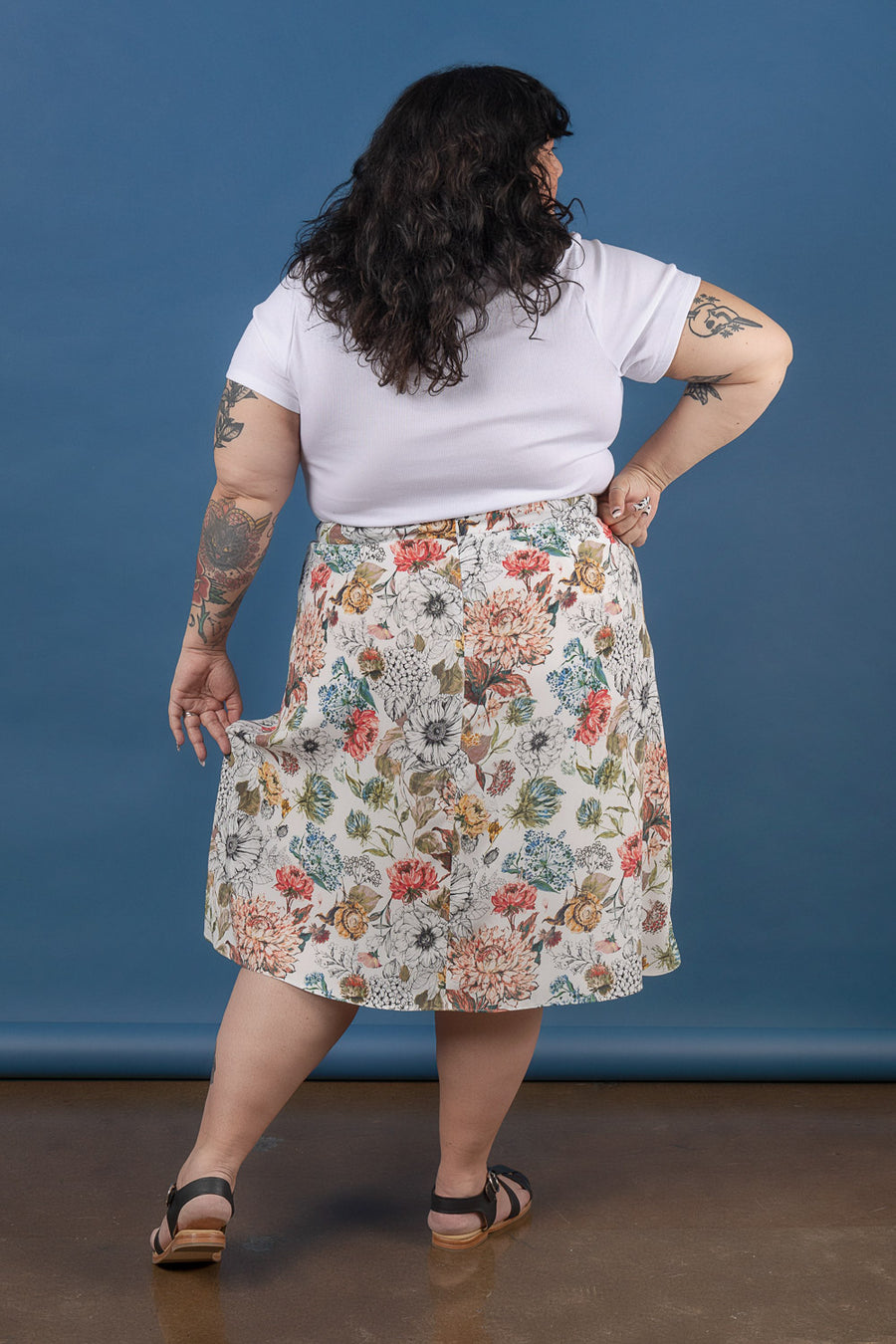 Sage Skirt | Plus Size Midi Skirt Pattern | Closet Core Patterns